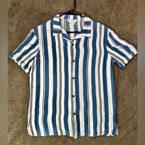 Eleven Paris Striped Button Down Mens (S)